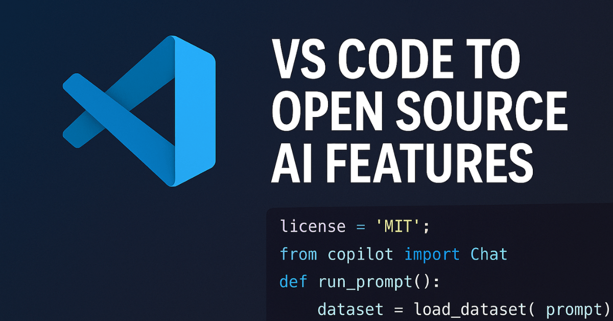 VS Code to Open Source AI Features