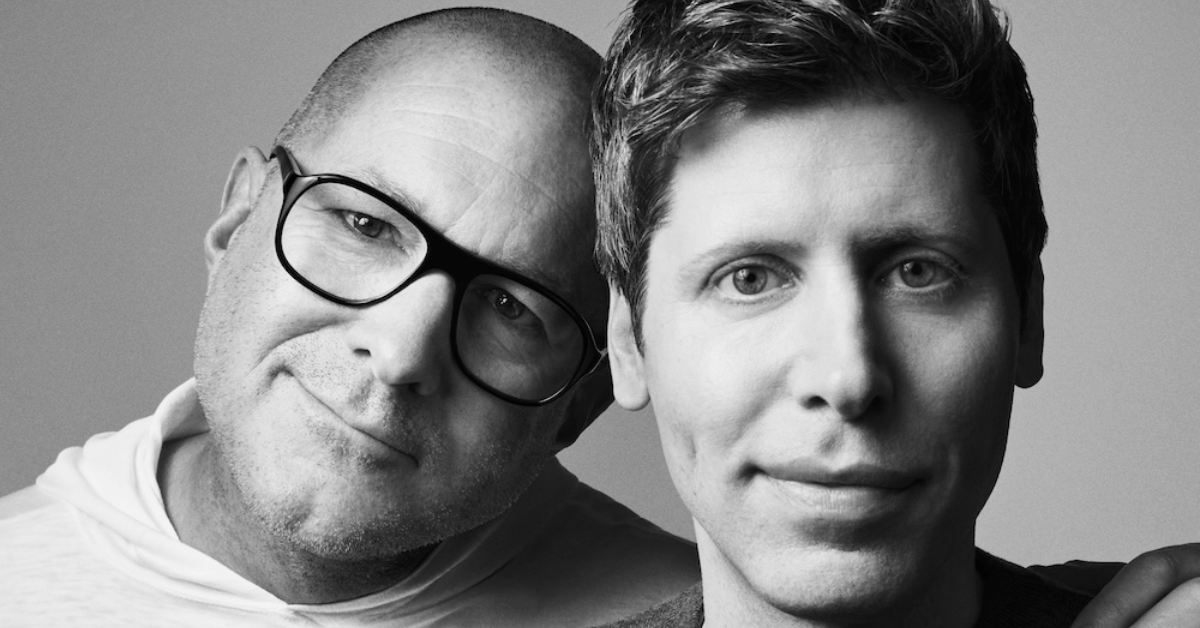 Jony Ive and Sam Altman OpenAI's CEO