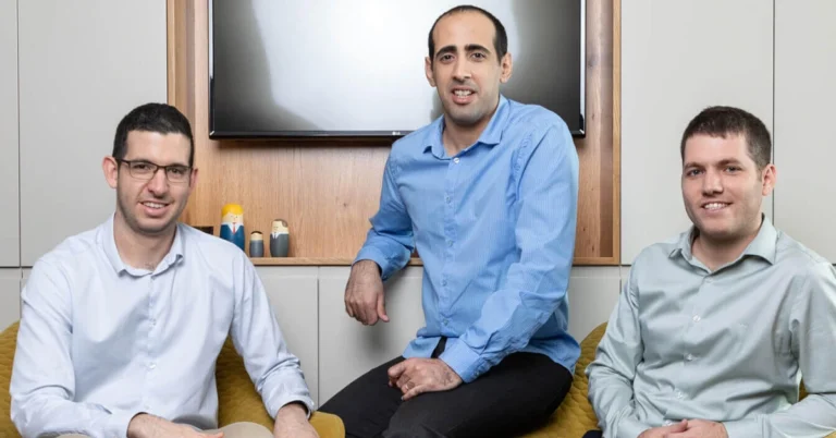 CPO Aviv Liebovici, CTO Yakir Sudry and CEO Roy Danon Buildots co-founders