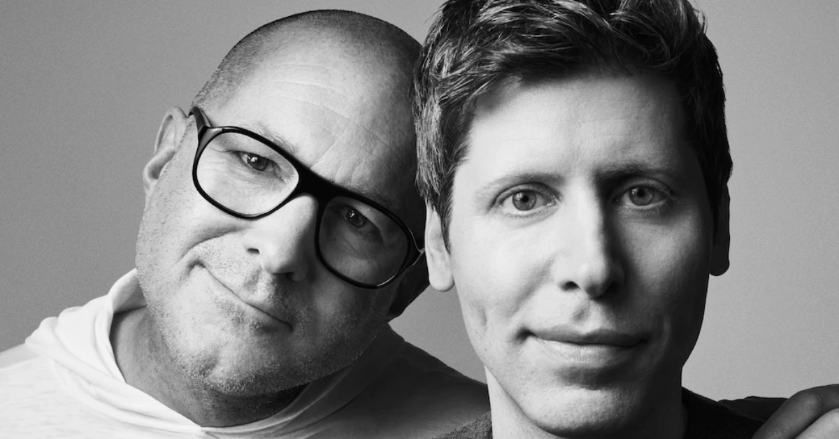 CEO of OpenAI Sam Altman and former Apple designer Jony Ive Image credit: OpenAI