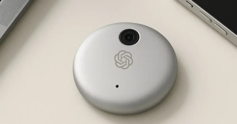 OpenAI's device prototype designed by Jony Ive