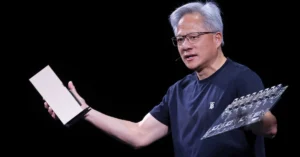 Co-founder and chief executive officer of Nvidia Corp, Jensen Huang. Image credit: Chesnot/Getty Images